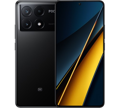 Смартфон Xiaomi POCO X6 Pro 5G 12/512 ГБ, Dual nano-SIM, чёрный — официальная версия для РФ
