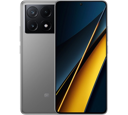 Смартфон Xiaomi POCO X6 Pro 5G 8/256ГБ, EU, Dual nano SIM — стильный и мощный гаджет в сером цвете
