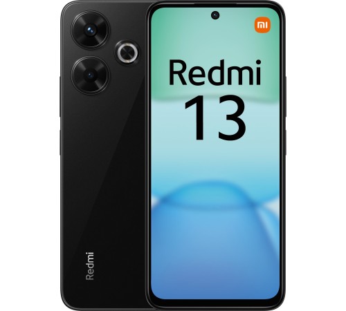 Смартфон Xiaomi Redmi 13 8/256 ГБ, Dual nano-SIM, NFC — Midnight Black, официальная версия для РФ