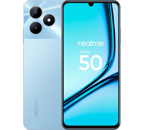 Смартфон Realme Note 50 4/128Gb Dual nanoSIM, синий — официальная версия для РФ