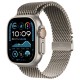 Apple Watch Ultra 2 (2024): умные часы с GPS и Cellular, корпус из бежевого титана, ремешок Natural Titanium Milanese Loop