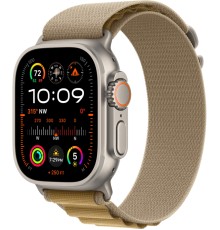 Умные часы Apple Watch Ultra 2 (2024) GPS + Cellular, 49 мм, корпус из бежевого титана, ремешок Alpine Loop Tan HK бежевого цвета, размер L