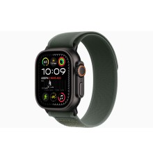 Умные часы Apple Watch Ultra 2 (2024) GPS + Cellular, 49 мм, корпус из черного титана, ремешок Green Trail Loop US, размер M/L