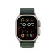 Умные часы Apple Watch Ultra 2 (2024): бежевые титановые 49 мм с ремешком Alpine Loop Dark Green