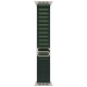 Умные часы Apple Watch Ultra 2 (2024): бежевые часы с зелёным ремешком Alpine Loop
