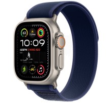 Умные часы Apple Watch Ultra 2 (2024) GPS + Cellular, 49 мм, корпус из бежевого титана, ремешок Blue Trail Loop US, размер M/L