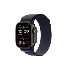 Умные часы Apple Watch Ultra 2 (2024) GPS + Cellular, 49 мм, корпус из черного титана, ремешок Alpine Loop Navy синего цвета, US, размер M
