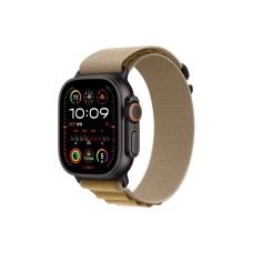 Умные часы Apple Watch Ultra 2 (2024) GPS + Cellular, 49 мм, корпус из черного титана, ремешок Alpine Loop Tan бежевого цвета US, размер L