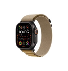Умные часы Apple Watch Ultra 2 (2024) GPS + Cellular, 49 мм, корпус из черного титана, ремешок Alpine Loop Tan бежевого цвета US, размер M
