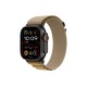 Apple Watch Ultra 2 (2024): умные часы с GPS и Cellular, чёрный титан, ремешок Alpine Loop Tan, размер M