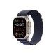 Умные часы Apple Watch Ultra 2 (2024) GPS + Cellular, 49 мм, корпус из бежевого титана, ремешок Alpine Loop Navy синего цвета, US, размер L