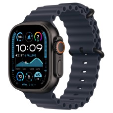Умные часы Apple Watch Ultra 2 (2024) GPS + Cellular, 49 мм, корпус из черного титана, ремешок Ocean Band Navy US синего цвета Умные часы Apple Watch Ultra 2 (2024) GPS + Cellular, 49 мм, корпус из черного титана, ремешок Ocean Band Navy US синего цвета