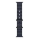 Apple Watch Ultra 2 (2024): умные часы с GPS и Cellular, корпус из чёрного титана, ремешок Ocean Band Navy US синего цвета, 49 мм.