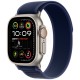Apple Watch Ultra 2 (2024): умные часы с GPS и Cellular, корпус из бежевого титана, ремешок Blue Trail Loop, размер S/M