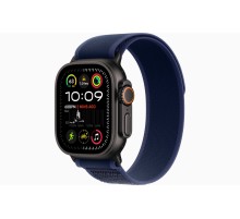 Умные часы Apple Watch Ultra 2 (2024) GPS + Cellular, 49 мм, корпус из черного титана, ремешок Blue Trail Loop US, размер S/M