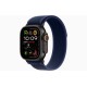 Apple Watch Ultra 2 (2024): умные часы с GPS и Cellular, корпус из черного титана, ремешок Blue Trail Loop US, размер S/M