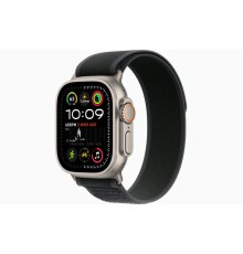 Умные часы Apple Watch Ultra 2 (2024) GPS + Cellular, 49 мм, корпус из бежевого титана, ремешок Black Trail Loop US, размер M/L