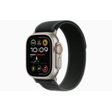 Умные часы Apple Watch Ultra 2 (2024) GPS + Cellular, 49 мм, корпус из бежевого титана, ремешок Black Trail Loop US, размер S/M