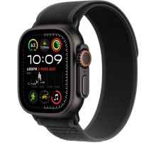 Умные часы Apple Watch Ultra 2 (2024) GPS + Cellular, 49 мм, корпус из черного титана, ремешок Black Trail Loop US, размер M/L