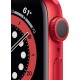 Умные часы Apple Watch Series 6 44 мм с красным корпусом и ремешком Sport Band Red