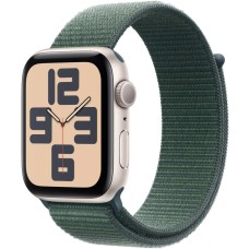 Умные часы Apple Watch SE 2 (2024) 44mm Starlight Aluminum Case with Lake Green Sport Loop Умные часы Apple Watch SE 2 (2024) 44mm Starlight Aluminum Case with Lake Green Sport Loop