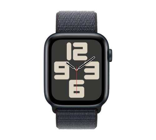 Умные часы Apple Watch SE 2 (2024) 44 мм GPS + Cellular: Midnight Aluminum Case с ремешком Ink Sport Loop