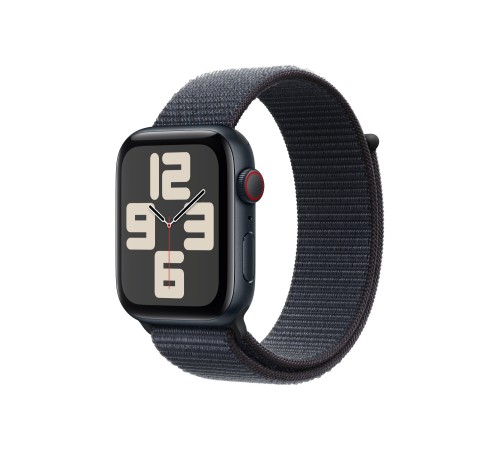 Умные часы Apple Watch SE 2 (2024) 44 мм GPS + Cellular: Midnight Aluminum Case с ремешком Ink Sport Loop