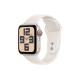 Умные часы Apple Watch SE 2 (2024) 40 мм GPS + Cellular в алюминиевом корпусе цвета Starlight с ремешком Sport S/M