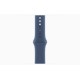 Умные часы Apple Watch SE 2 (2024) 44 мм с джинсовым спортивным ремешком S/M, серебристый алюминиевый корпус, версия для США