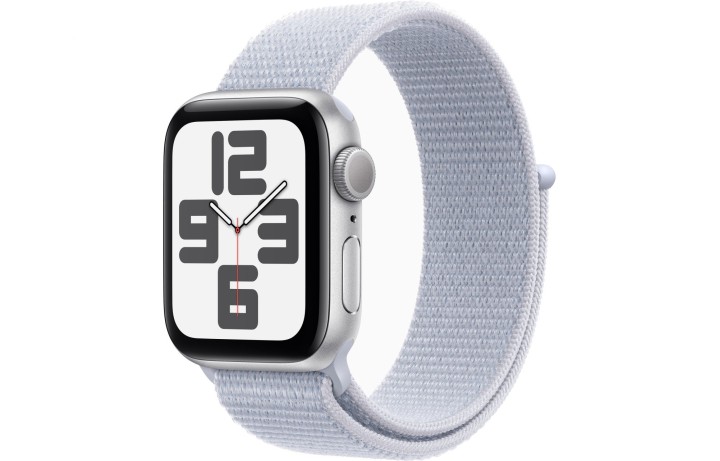 Умные часы Apple Watch SE 2 (2024) 44mm Silver Aluminium Case with Blue Cloud Sport Loop