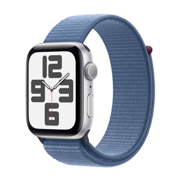 Умные часы Apple Watch SE 2 (2024) 40mm Silver Aluminium Case with Winter Blue Sport Loop US