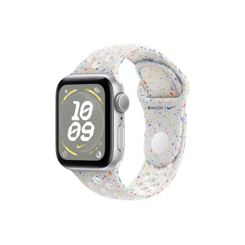 Умные часы Apple Watch SE 2 (2024) 40mm Silver Aluminum Case with Pure Platinum Nike Sport Band S/M