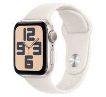 Умные часы Apple Watch SE 2 (2024) 40mm Starlight Aluminum Case with Starlight Sport Band S/M US