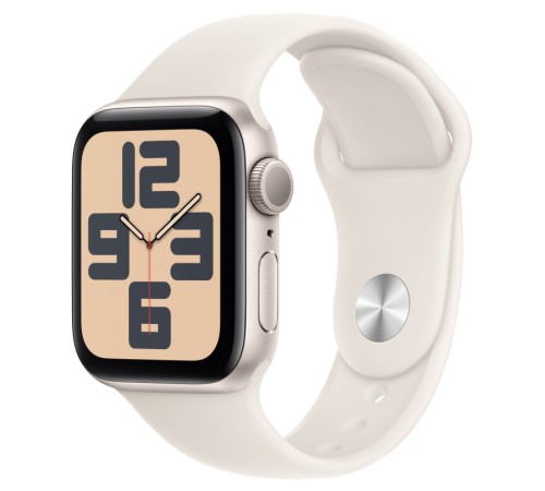 Умные часы Apple Watch SE 2 (2024) 40 мм в корпусе цвета Starlight с ремешком Sport S/M US