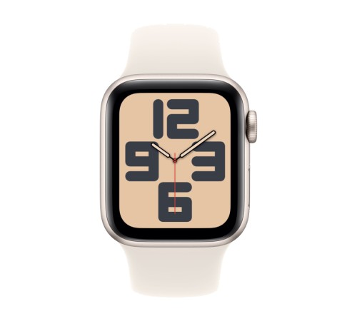 Умные часы Apple Watch SE 2 (2024) 40 мм в корпусе цвета Starlight с ремешком Sport S/M US