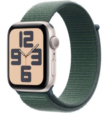 Умные часы Apple Watch SE 2 (2024) 40mm Starlight Aluminum Case with Lake Green Sport Loop