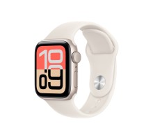 Умные часы Apple Watch SE 3 (2025) 44mm Starlight Aluminum Case with Starlight Sport Band M/L