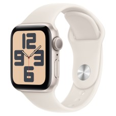 Умные часы Apple Watch SE 2 (2024) 44mm Starlight Aluminum Case with Starlight Sport Band S/M US Умные часы Apple Watch SE 2 (2024) 44mm Starlight Aluminum Case with Starlight Sport Band S/M US