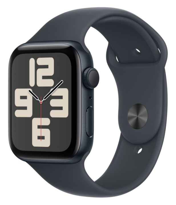 Умные часы Apple Watch SE 2 (2024) 44mm Midnight Aluminum Case with Midnight Sport Band M/L US (MXEK3)