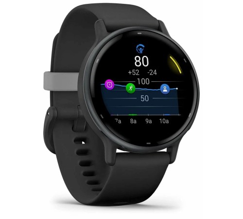 Умные часы Garmin Vivoactive 5, черный (010-02862-10)