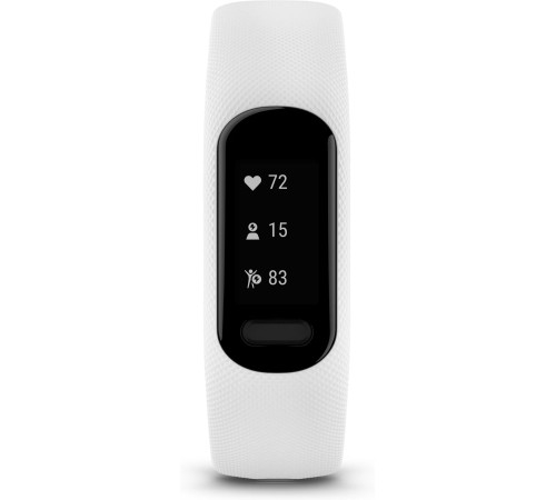 Фитнес-браслет Garmin Vivosmart 5 в белом цвете, размеры S/M