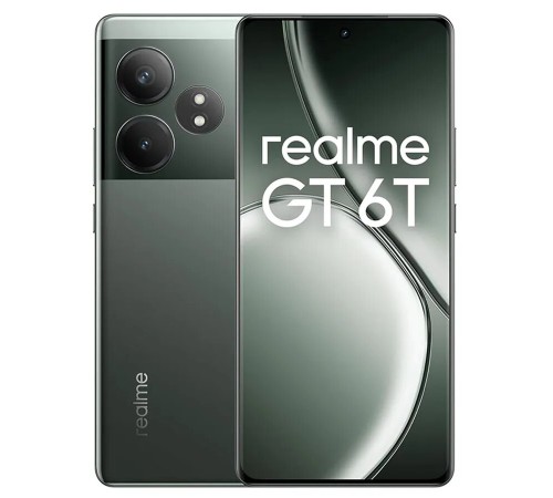 Realme GT6T 12/256GB EU в зелёном цвете — мощный смартфон для истинных ценителей технологий