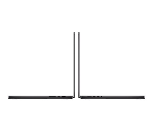 Мощный ноутбук Apple MacBook Pro 14 2024: высокое разрешение и производительность в чёрном цвете