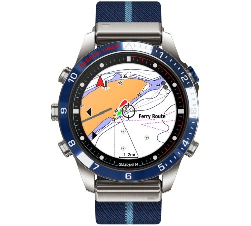 Умные часы Garmin MARQ Captain (Gen 2) EU: стиль и функциональность для капитанов и мореплавателей
