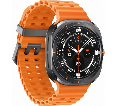 Умные часы Samsung Galaxy Watch Ultra 7 47 мм LTE (L705), чёрный с оранжевым — покупайте сейчас!
