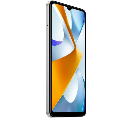 POCO C61 4/128ГБ — стильный белый смартфон с Dual nano SIM