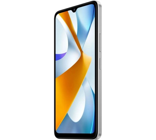 POCO C61 4/128ГБ — стильный белый смартфон с Dual nano SIM