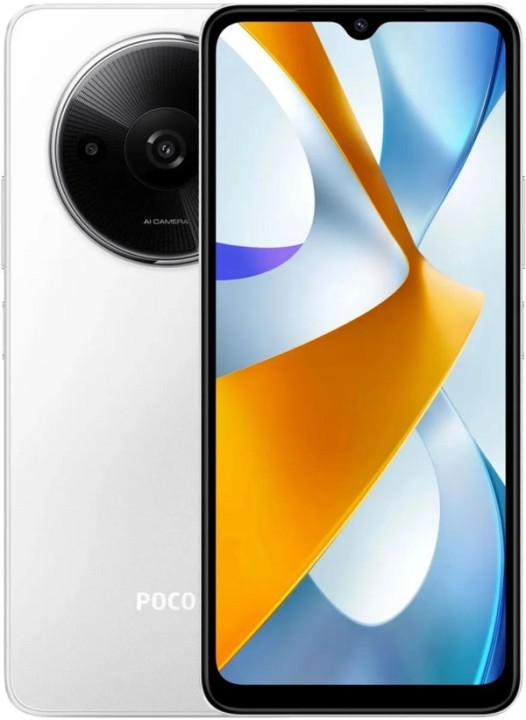 Смартфон POCO C61 3/64ГБ, RU, Dual nano SIM, White
