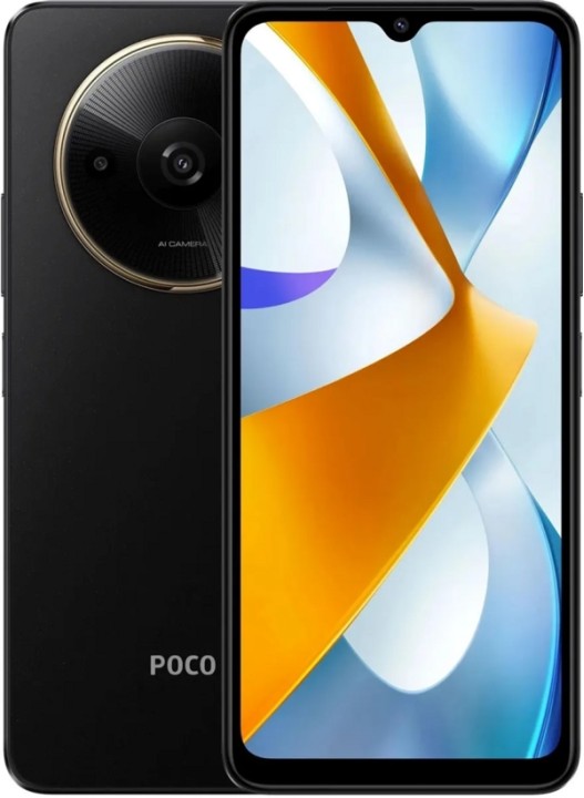Смартфон POCO C61 3/64ГБ, RU, Dual nano SIM, Black