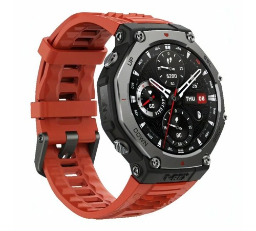 Смарт-часы Amazfit T-Rex 3 Lava: надёжность и стиль в каждой детали